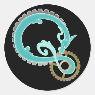 Adesivo Redondo Q Sticker