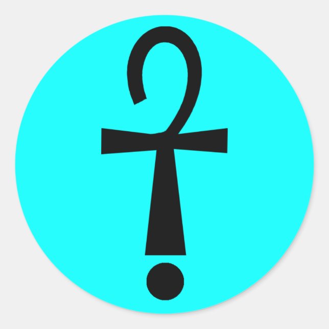 Adesivo Redondo Qankh Sticker (Frente)