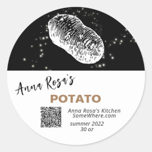 ADESIVO REDONDO ~* QR AP30 BATATA + CONGELAMENTO DE CANALIZAÇÃO DE