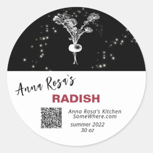 ADESIVO REDONDO ~* QR AP30 RADISH - CONGELAMENTO DE CANALIZAÇÃO DE