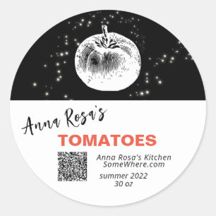 ADESIVO REDONDO *~* QR AP30 TOMATO - CONGELAMENTO DE CANALIZAÇÃO D