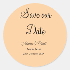 Adesivo Redondo QR Salvar Nossa Data adicionar photoname data pret