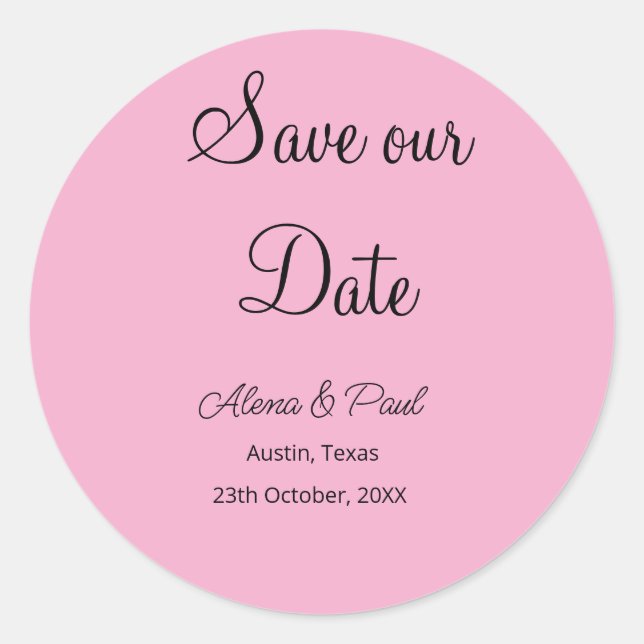 Adesivo Redondo QR Salve Nossa Data adicionar photonome data preto (Frente)