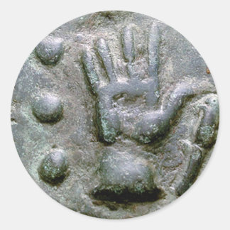 Adesivo Redondo Quadrantes Grave Aes de Mão Direita