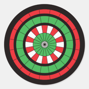 Adesivo Redondo Quadro de Natal