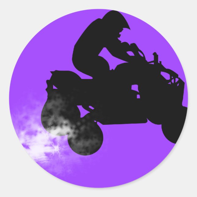 Adesivo Redondo quads. (Frente)