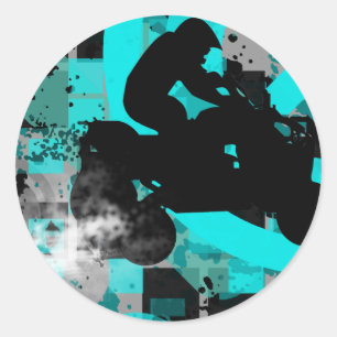 Adesivo Redondo quads.