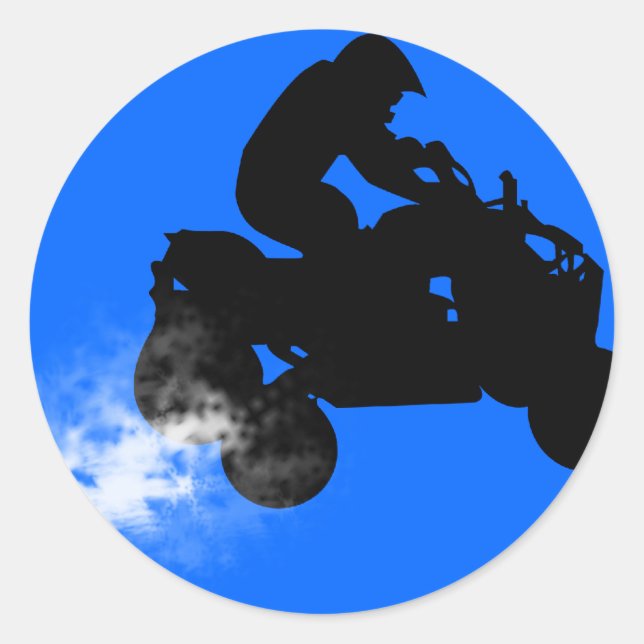 Adesivo Redondo quads. (Frente)