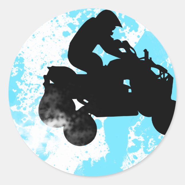 Adesivo Redondo quads. (Frente)