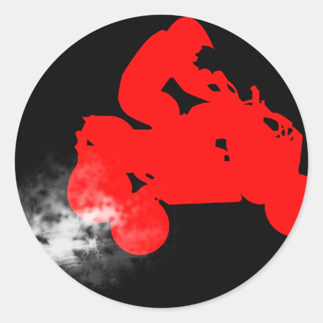 Adesivo Redondo quads. (Frente)