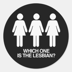 Adesivo Redondo QUAL É A LESBIANA - BRANCA -.png