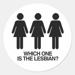 Adesivo Redondo QUAL É A LESBICA -.png