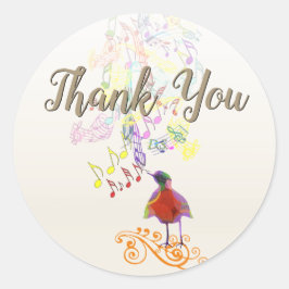 Adesivo Redondo Qualquer Cor De Fundo Que Um Pouco De Birdie Me Di