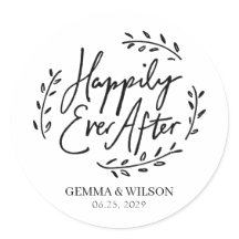 QUALQUER COR Feliz Depois do Casamento Personaliza