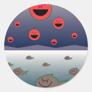 Adesivo Redondo Qualquer Foto