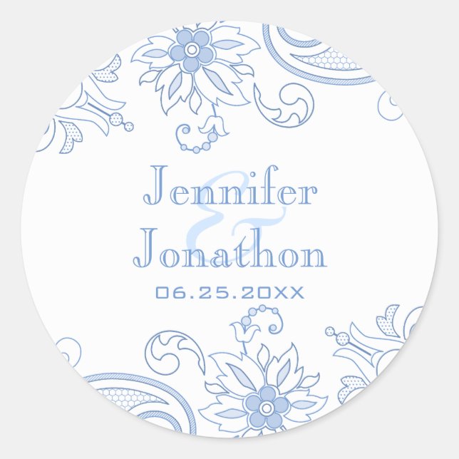 Adesivo Redondo Qualquer Selo de Envelope de Portas Foliculares e  (Frente)