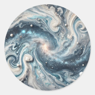 Adesivo Redondo Quando as estrelas ganham arte