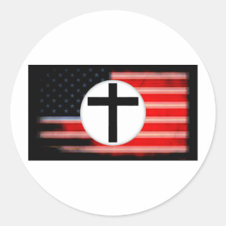 Adesivo Redondo Quando o fascismo vem para a América