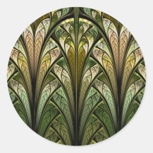 Adesivo Redondo Quando O Vento Ocidental Sopra