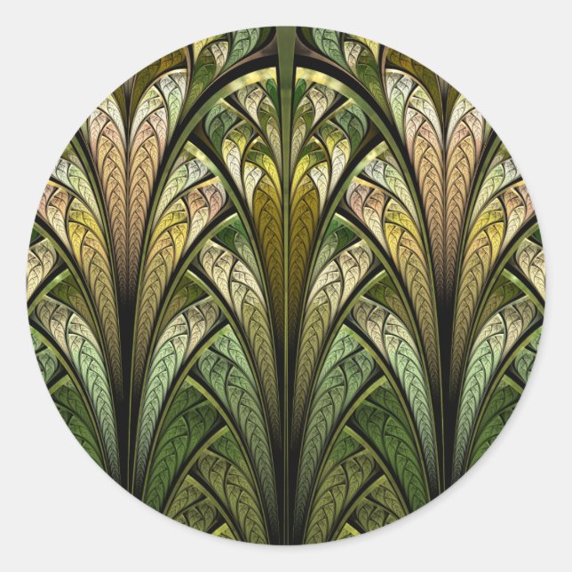 Adesivo Redondo Quando O Vento Ocidental Sopra (Frente)