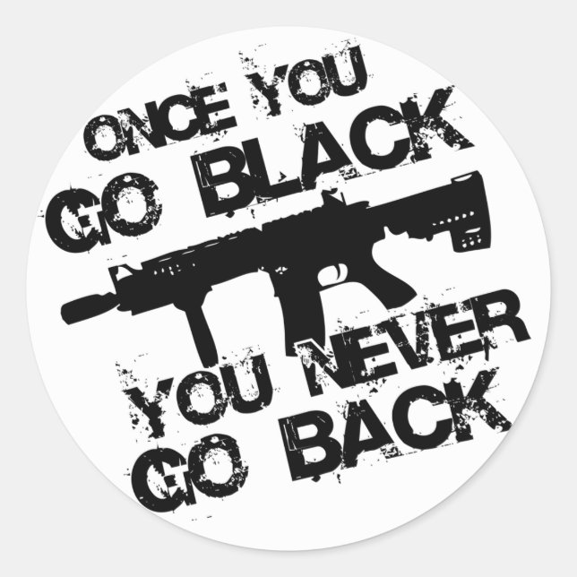 Adesivo Redondo Quando você for.... (Frente)