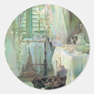 Adesivo Redondo Quarto de Hotel por John Singer Sargent