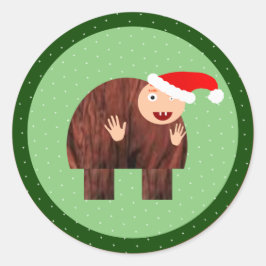 Adesivo Redondo Quasimodo Snowflakers