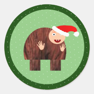 Adesivo Redondo Quasimodo Snowflakers