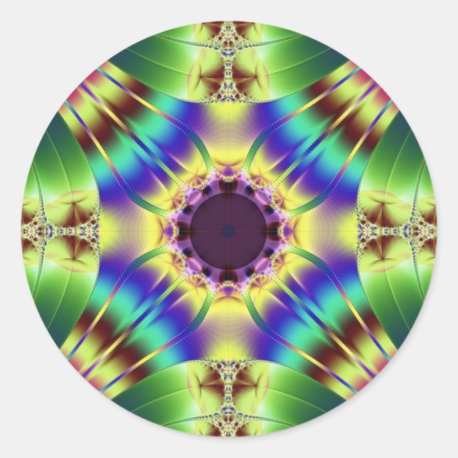 Adesivo Redondo quatro direções (Frente)