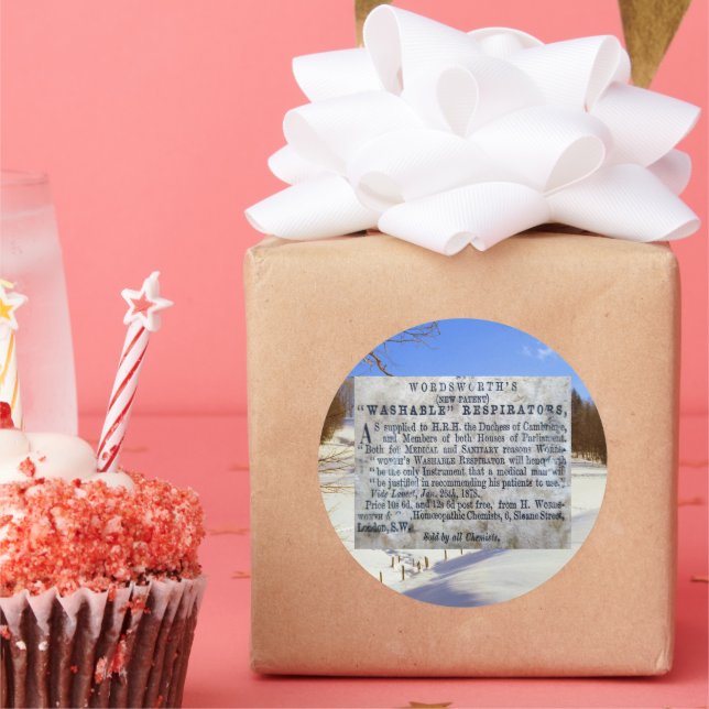 Adesivo Redondo Que diabos você me comprou? (Festa)