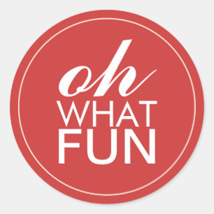 Adesivo Redondo Que Divertido