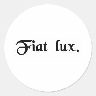 Adesivo Redondo Que haja luz.