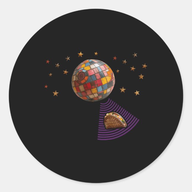 Adesivo Redondo Que O Quarto Cinco De Mayo Combo (Frente)