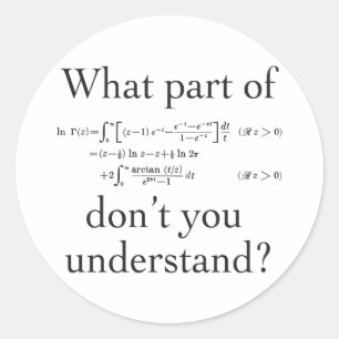 Adesivo Redondo Que parte…