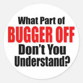 Adesivo Redondo Que parte do obturador está desligada