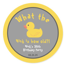 Que Pato de Nascimento Punny Yellow