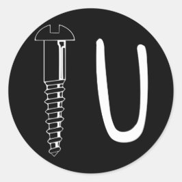 Adesivo Redondo Que se lixe