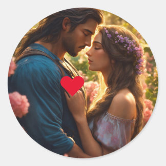 Adesivo Redondo Que tal: "Criações de Artesanato: Seu Compro de Um