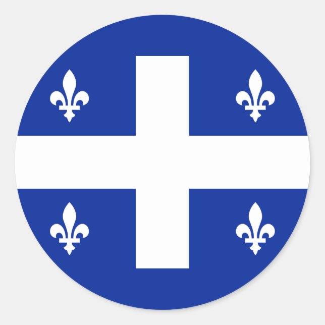 Adesivo Redondo quebec (Frente)