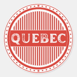 Adesivo Redondo Quebec City Pride Emblem – Canadian Identity