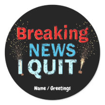 Quebrando Notícias: Eu Saio De Designs De Declaraç