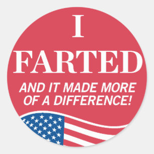 Adesivo Redondo Quebrar Vento Sobre Vinheta De Voto