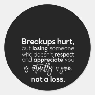 Adesivo Redondo quebras machucam, mas perdem alguém que não respir