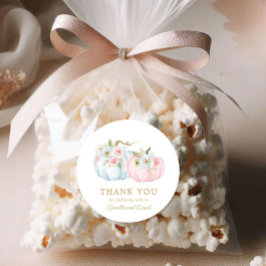 Adesivo Redondo Queda Abóbora Revolução do Gênero