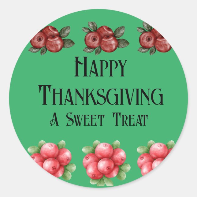 Adesivo Redondo Queda de Ação de Graças (Frente)