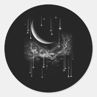 Adesivo Redondo Queda de estrelas