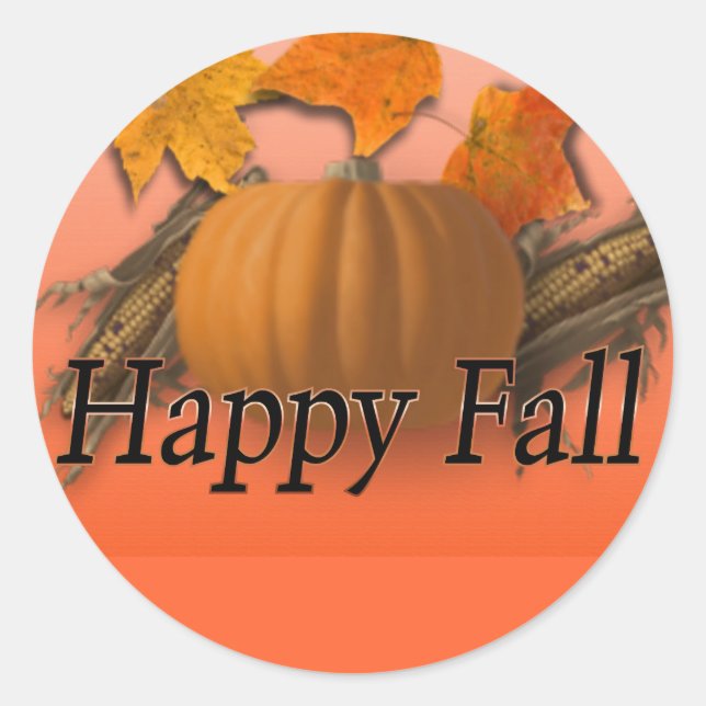 Adesivo Redondo Queda Feliz (Frente)