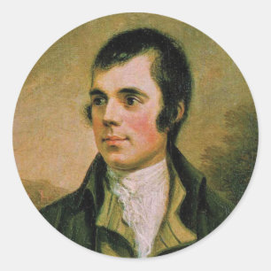 Adesivo Redondo Queimadura de Robert, comemorando a noite da