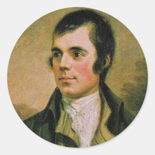 Adesivo Redondo Queimadura de Robert, comemorando a noite da