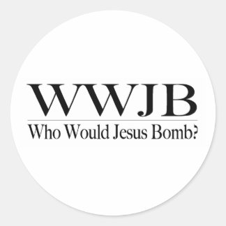 Adesivo Redondo Quem Jesus Bomba (Wwjb)